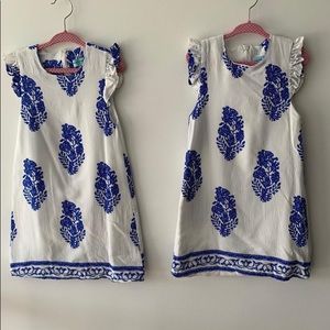 Block print dresses for twins. Price is for 1.